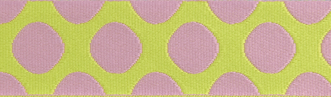 Down to Earth - Dot Webbing in Cherry Limeade 1-1/2" - by Tula Pink - 16 Yard Spool (Preorder)