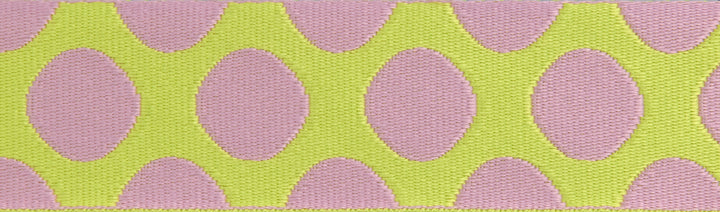 Down to Earth - Dot Webbing in Cherry Limeade 1-1/2" - by Tula Pink - 16 Yard Spool (Preorder)