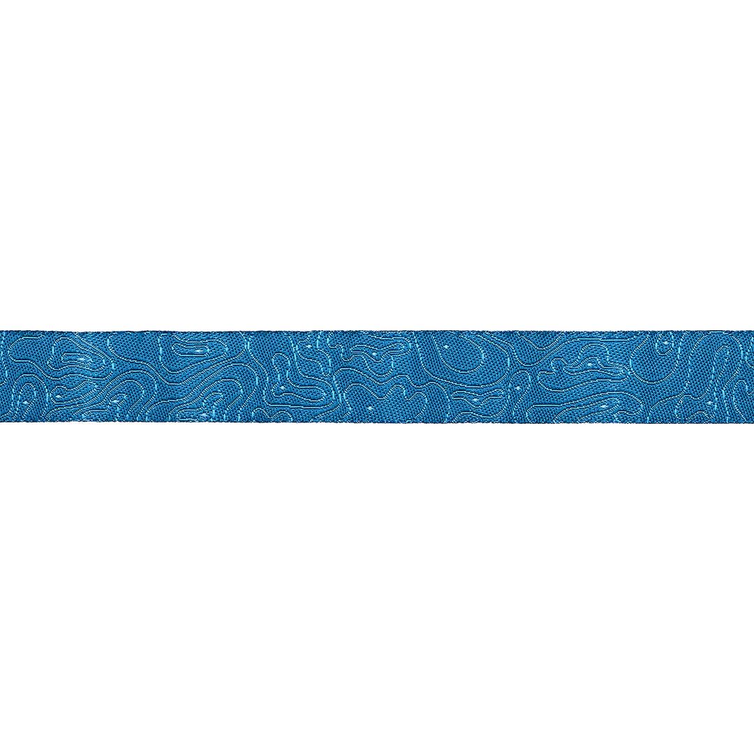 High Flight - Topography in Vintage Blue - 5/8" width - by Sarah Thomas - 15 Yard Spool