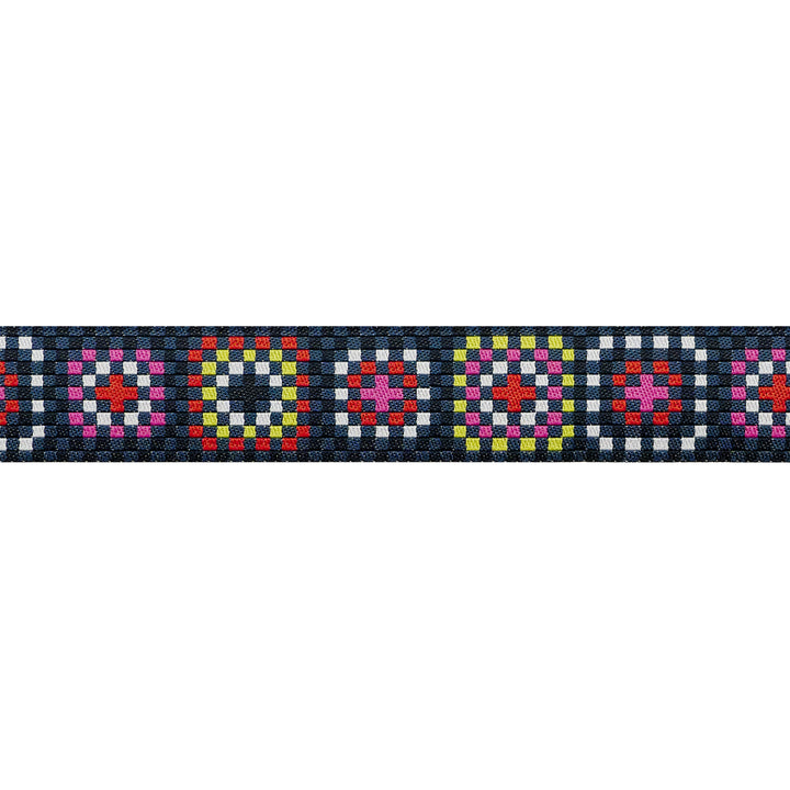 Catnap - Granny Square in Black - 7/8" width - by Alexia Abegg -  15 Yard Spool