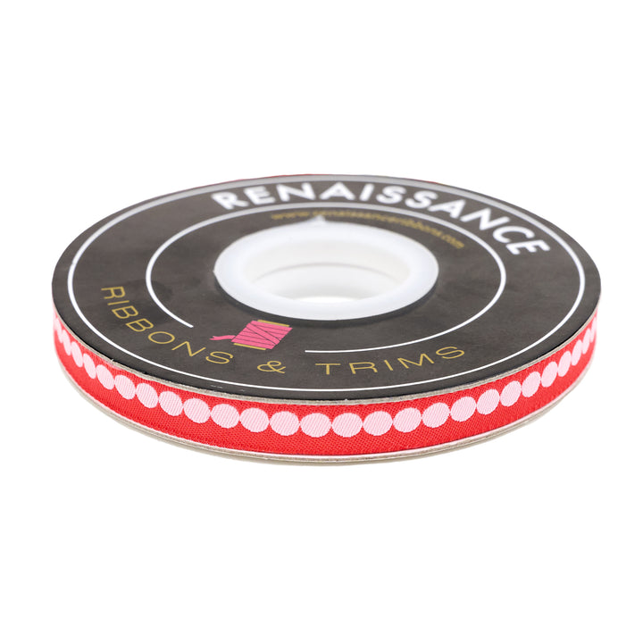 Love Notes - Pearls - 3/8" width - by Renaissance Ribbons - 15 Yard Spool