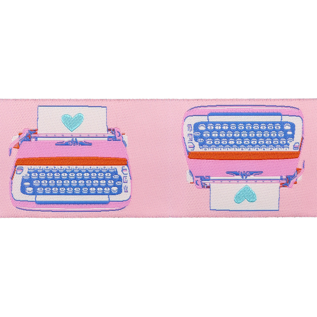 Best Day - Typewriters in Posy 2" - by Melody Miller - 15 Yard Spool