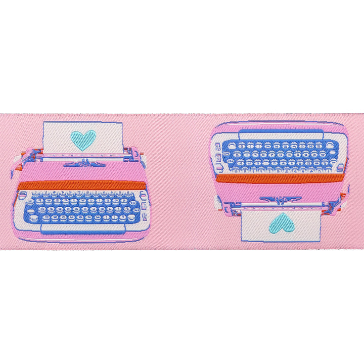 Best Day - Typewriters in Posy 2" - by Melody Miller - 15 Yard Spool