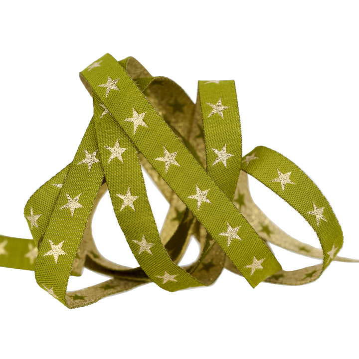 High Flight - Perfect Landing in Olive - 3/8" width - by Sarah Thomas - 15 Yard Spool