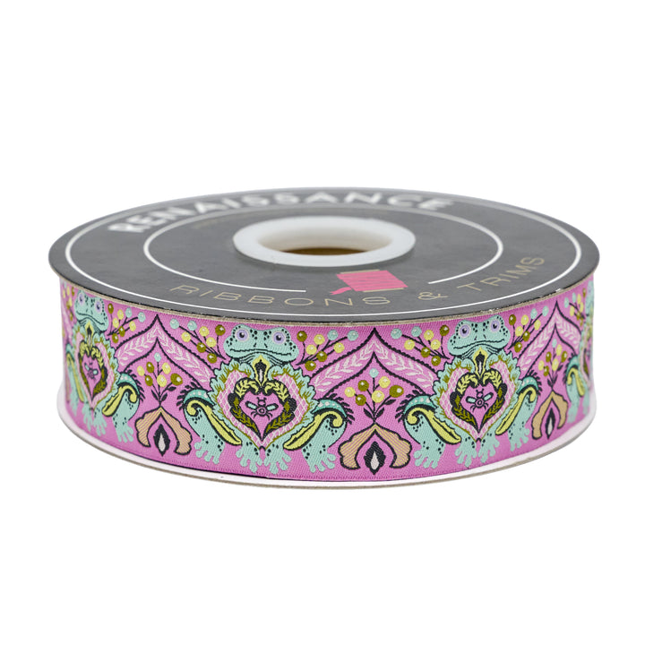 Prince Charming Deja Vu - Frog Prince in Gumball - 1-1/2" width - by Tula Pink - 15 Yard Spool