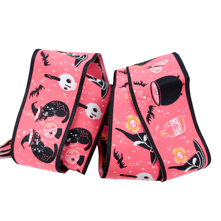 Witchy Ways - Witchy Kitty - 1-1/2" width - by Cori Dantini - 15 Yard Spool