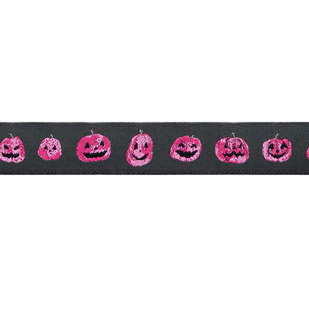 Enshadow - Pumpkin Parade in Dark - 7/8" width - by Katarina Roccella - 15 Yard Spool