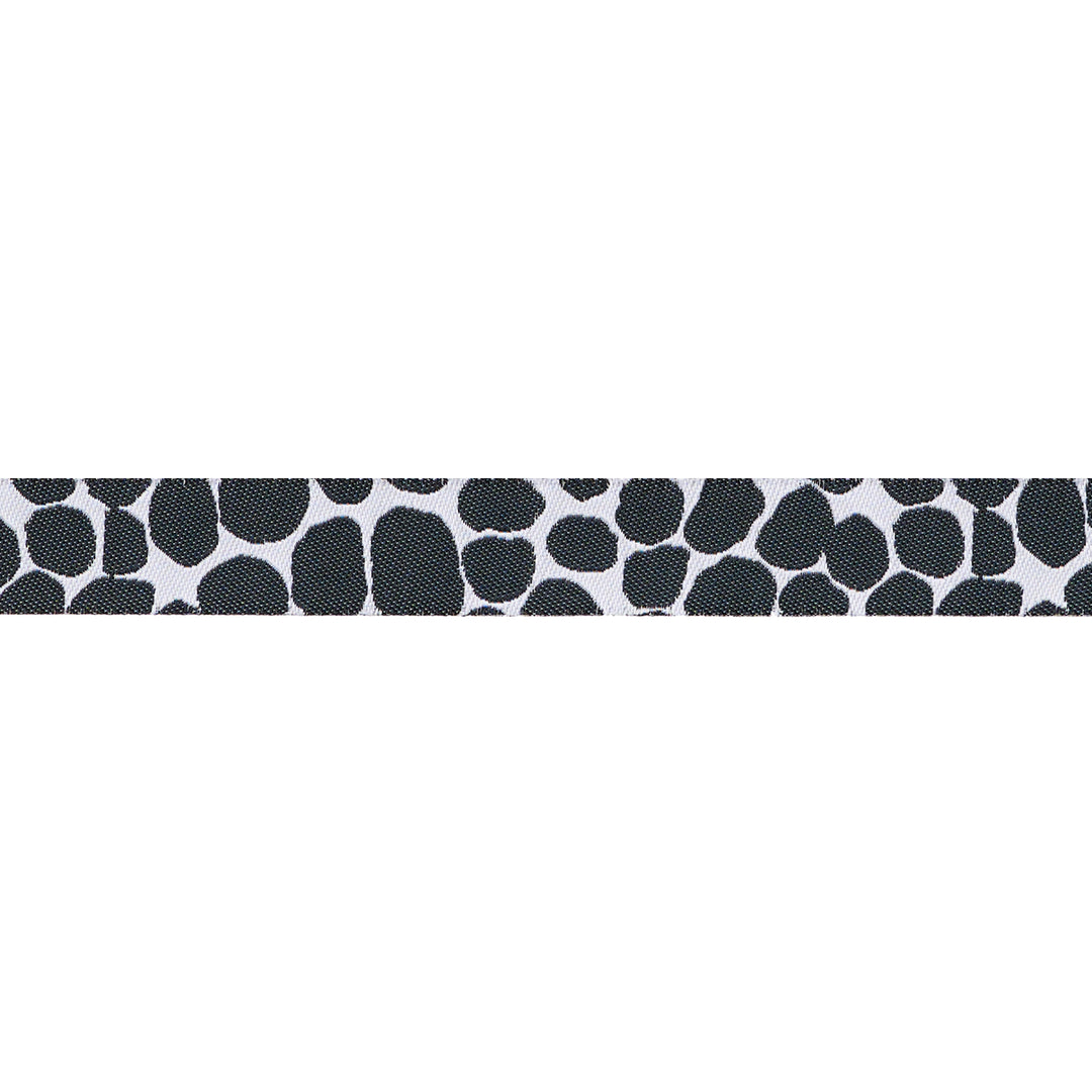 Jumble in Black - 5/8" width - Kaffe Classics 2024 - 15 Yard Spool