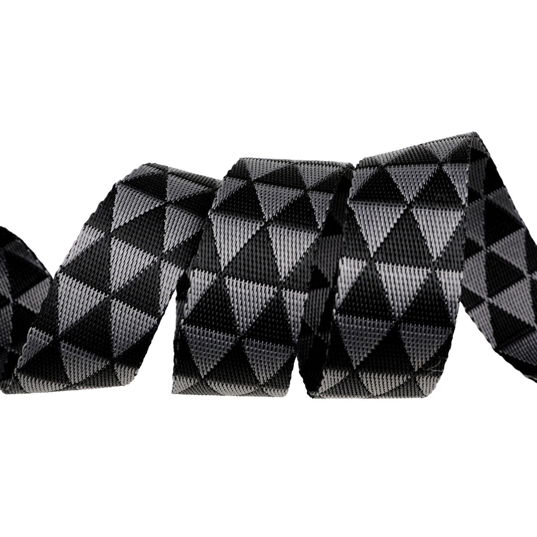 Graywork - Kinda Shady in Carbon WEBBING - 1-1/2" width - by Tula Pink - 16 Yard Spool