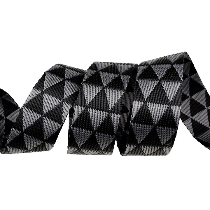 Graywork - Kinda Shady in Carbon WEBBING - 1-1/2" width - by Tula Pink - 16 Yard Spool