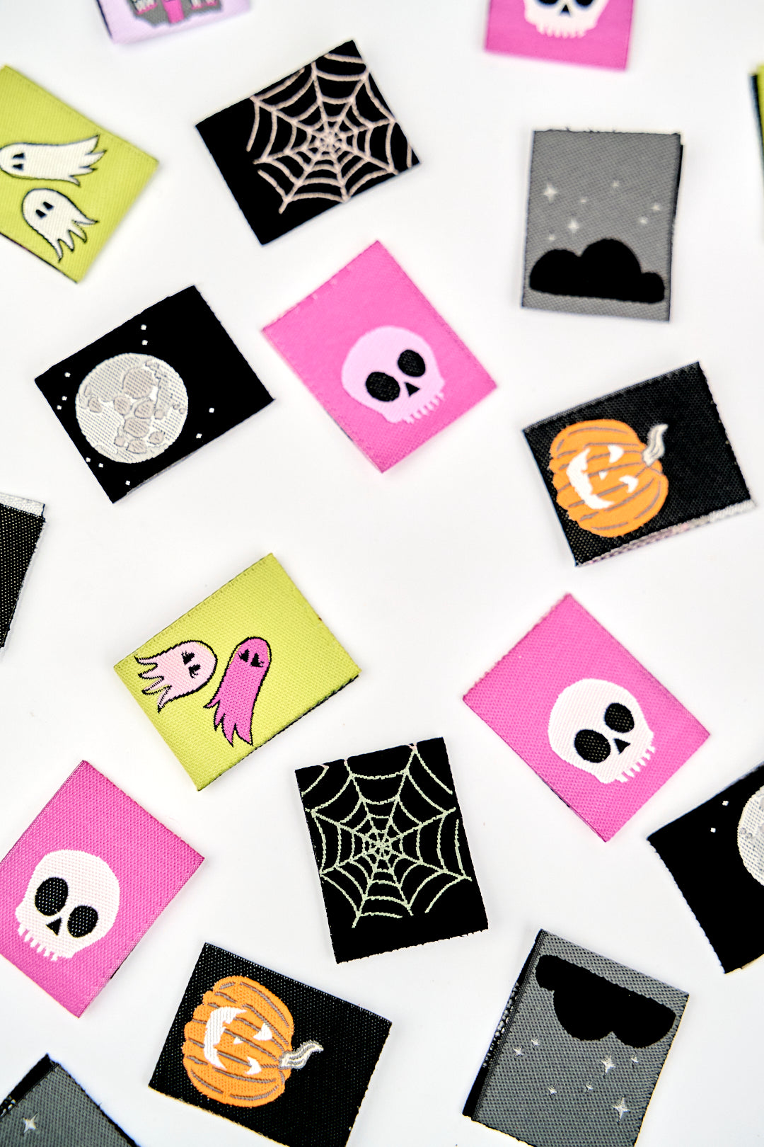 Spooky Night - Woven Label Pack - 8 PACK