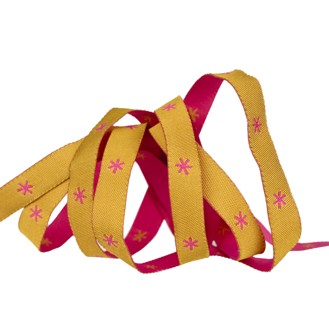 Hearts and Sparks - Spark in Rose 3/8" - by Melody Miller - 15 Yard Spool
