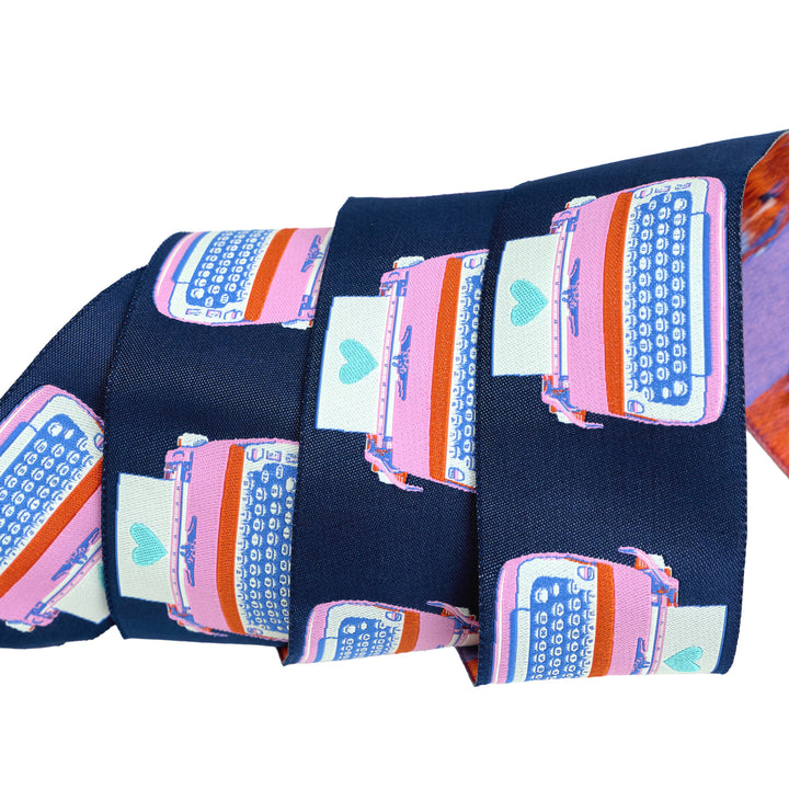 Best Day - Typewriters in Teal 2" - by Melody Miller - 15 Yard Spool