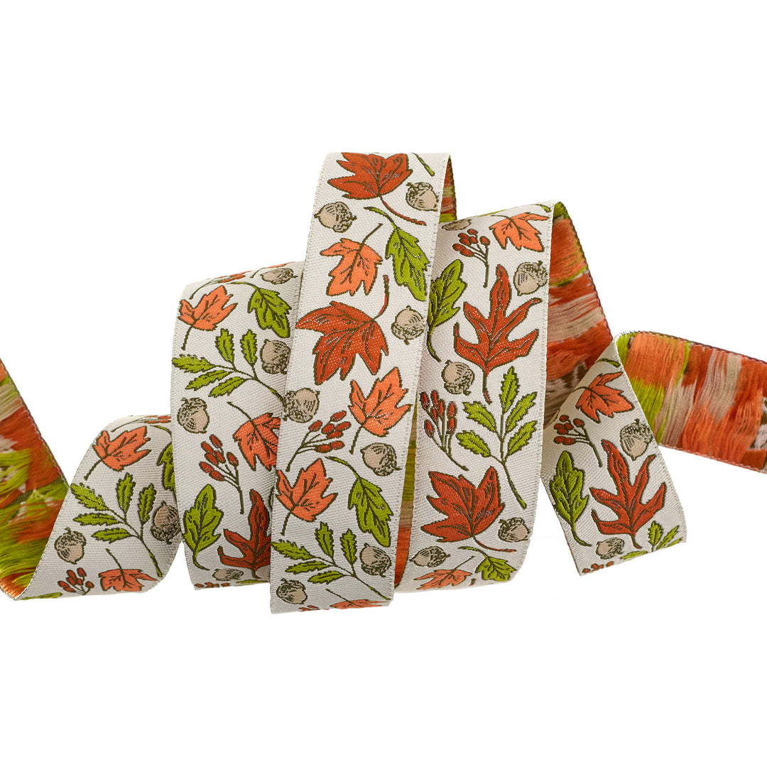 Forest Floor in Cream - 1" width - The Great Outdoors by Stacy Iest Hsu - 15 Yard Spol