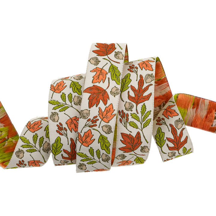 Forest Floor in Cream - 1" width - The Great Outdoors by Stacy Iest Hsu - 15 Yard Spol