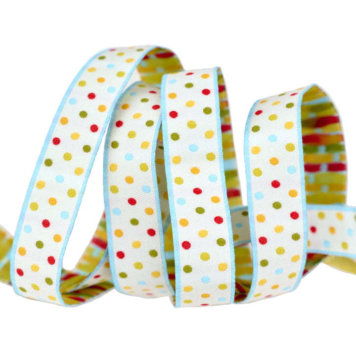 Animal Park Fun - Happy Dots 5/8" - by Stacy Iest Hsu - 15 Yard Spool