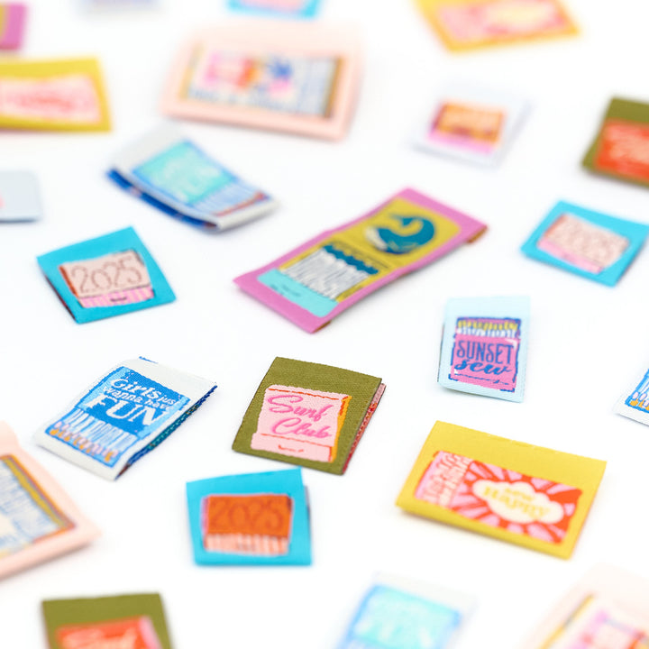 Matchbook Makerie - Woven Label Pack - 8 PACK