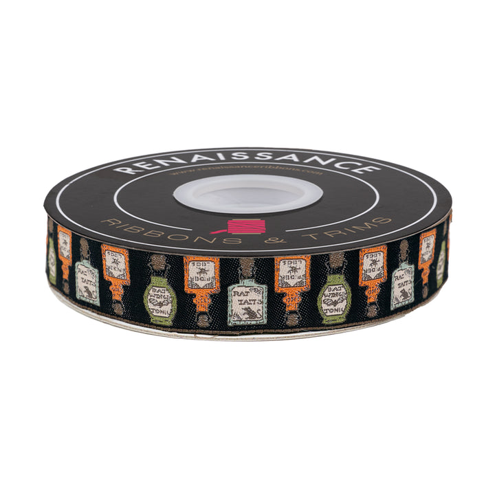Home Sweet Haunt - Potions and Poisons - 7/8" width - by Stacy Iest Hsu - 15 Yard Spool