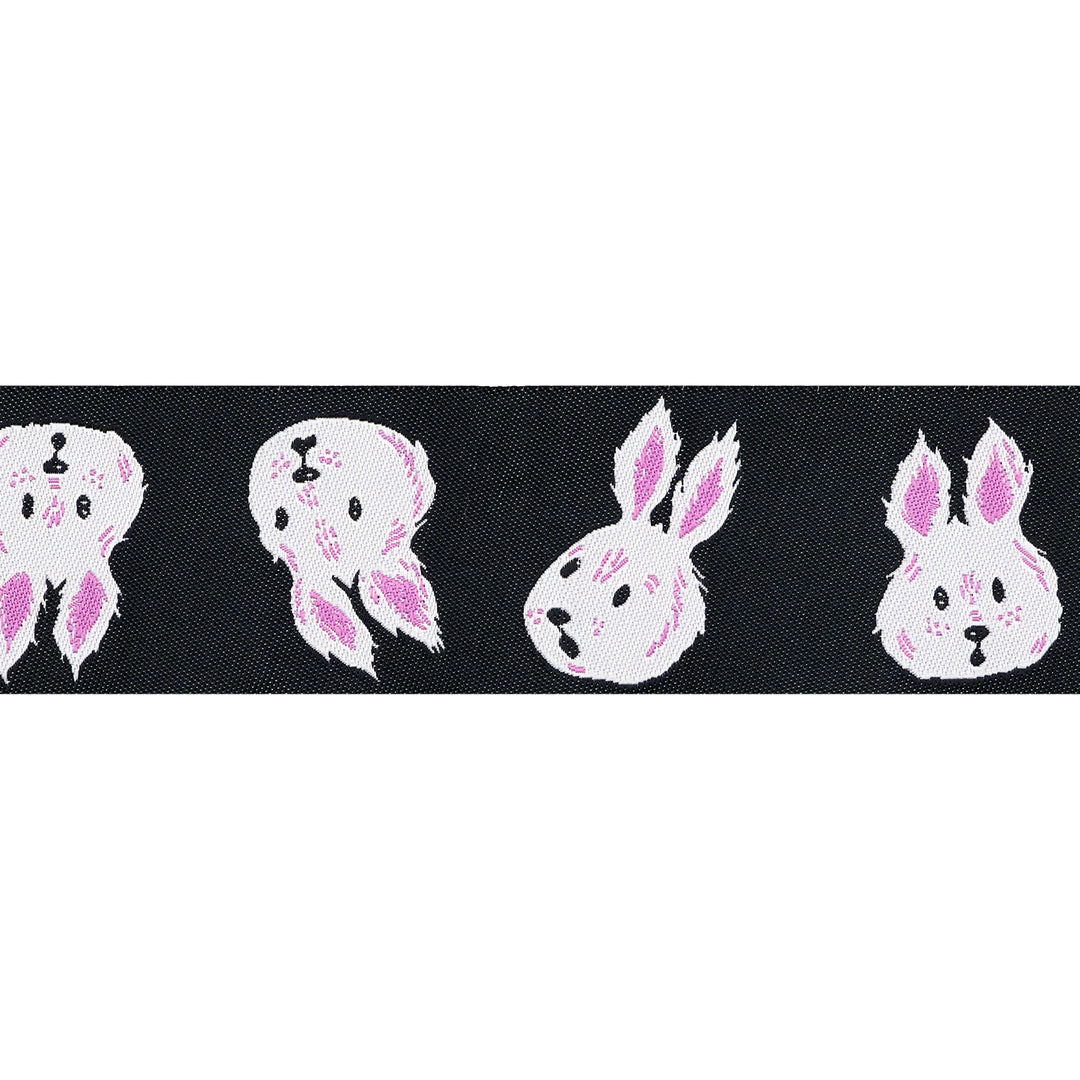 Hello Alice - Rushing Rabbit - 1-1/2" width - by Sarah Watts - 15 Yard Spool