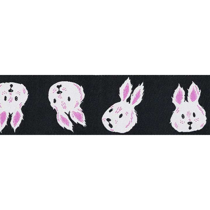 Hello Alice - Rushing Rabbit - 1-1/2" width - by Sarah Watts - 15 Yard Spool