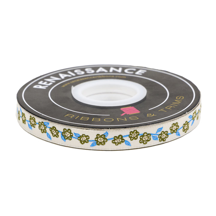 Hello Alice - Chatty Garden - 1/2" width - by Sarah Watts - 15 Yard Spool