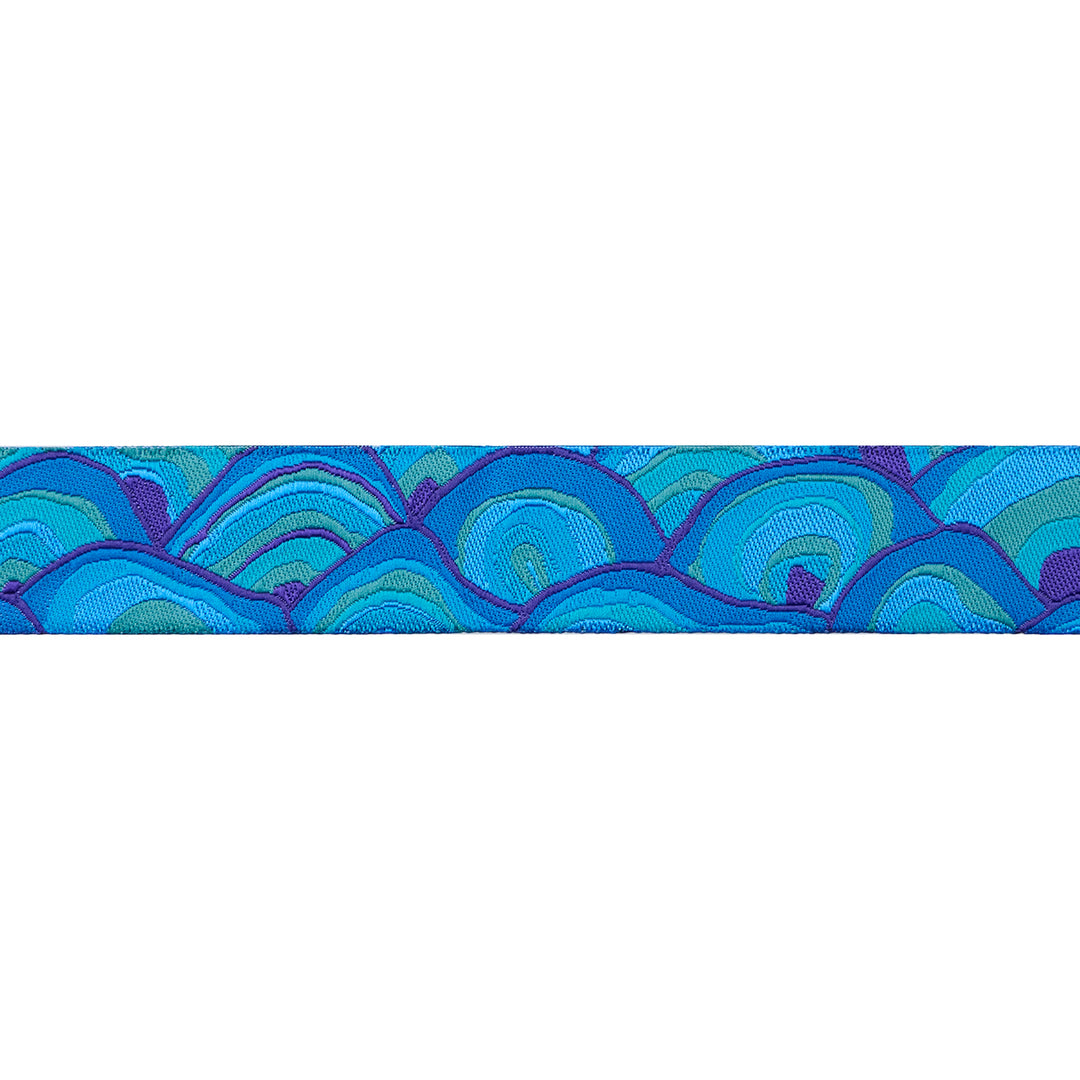 Wobble in Blue - 7/8" width - Kaffe Classics 2024 - 15 Yard Spool