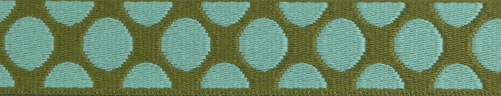 Down to Earth - Dot Webbing in Mint to Be 1" - by Tula Pink - 16 Yard Spool (Preorder)
