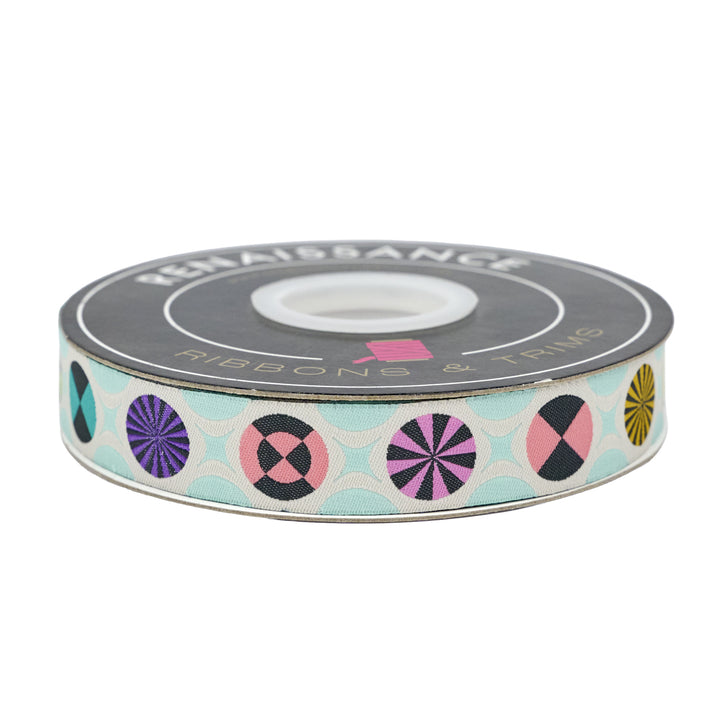 Prince Charming Deja Vu - Taffy in Sugar Rush - 7/8" width - by Tula Pink - 15 Yard Spool