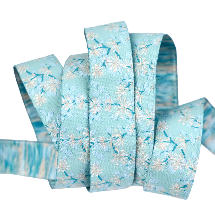 Gulf Breeze - Coastal Jasmine - 7/8" width - by Becca Plymale - 15 Yard Spool