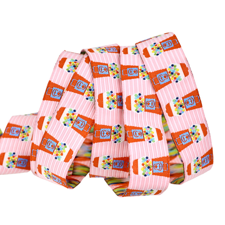 Market Days - Bubblegum Machine - 7/8" width - by Stacy Peterson - 15 Yard Spool