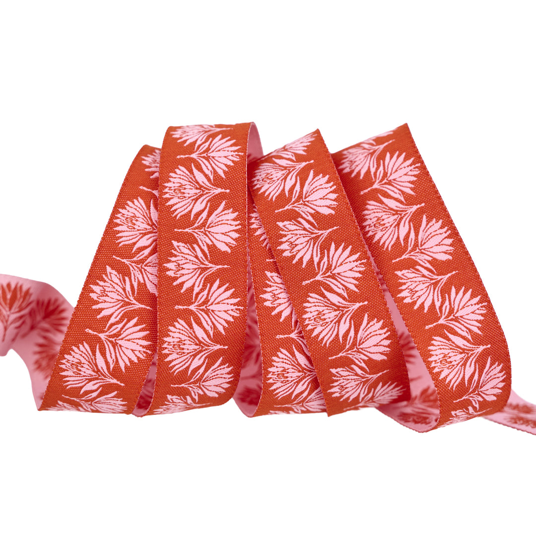 Sunset Cottage - Waterlillies - 7/8" width - by Stephanie Organes - 15 Yard Spool