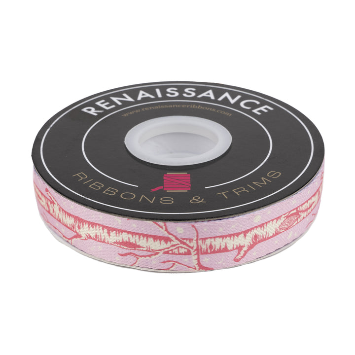 Full Moon Forest II - Little Tree Webbing in Honey - 1" width - by Tula Pink - 16 Yard Spool