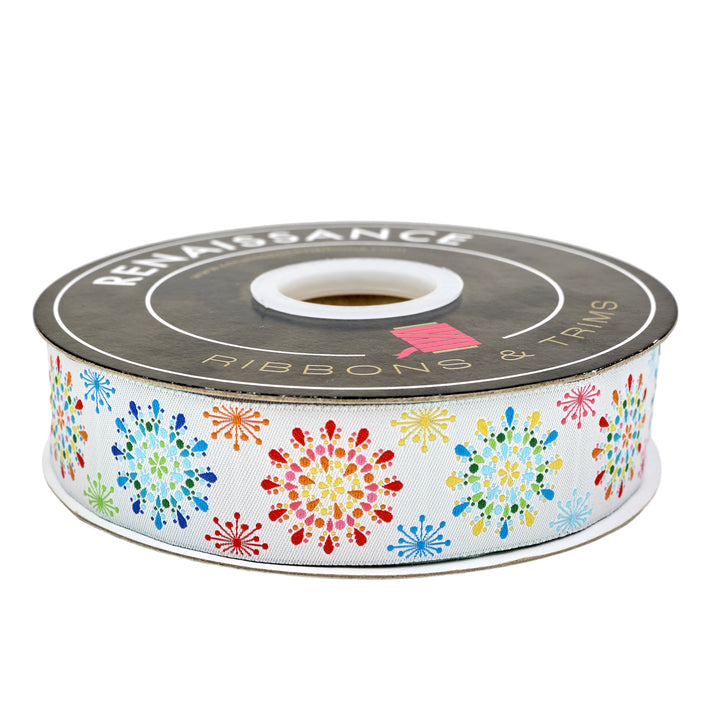 Wings of Wonder - Wonder in White - 1-1/4" width - by Sue Penn - 15 Yard Spool