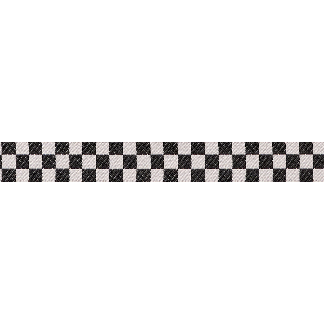 Mixtape - Checker in Black - 5/8" - by Alexia Abegg - 15 Yard Spool