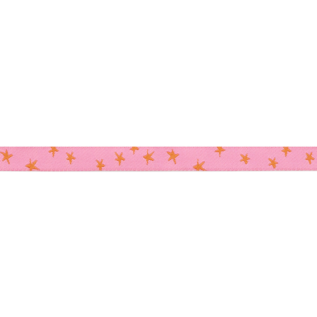 Mixtape - Starry in Vivid Pink - 3/8" - by Alexia Abegg - 15 Yard Spool