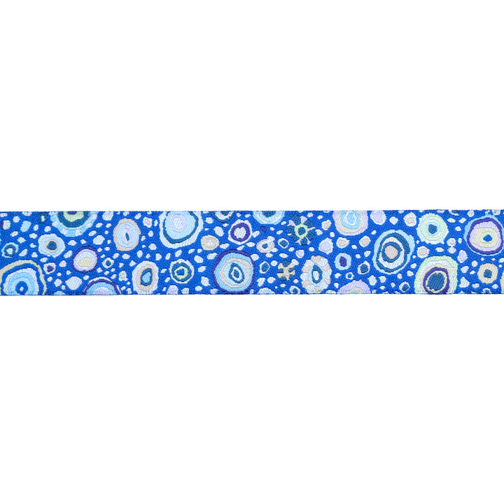 Roman Glass in Blue - 1-1/2" width - Kaffe Classics 2024 - 15 Yard Spool