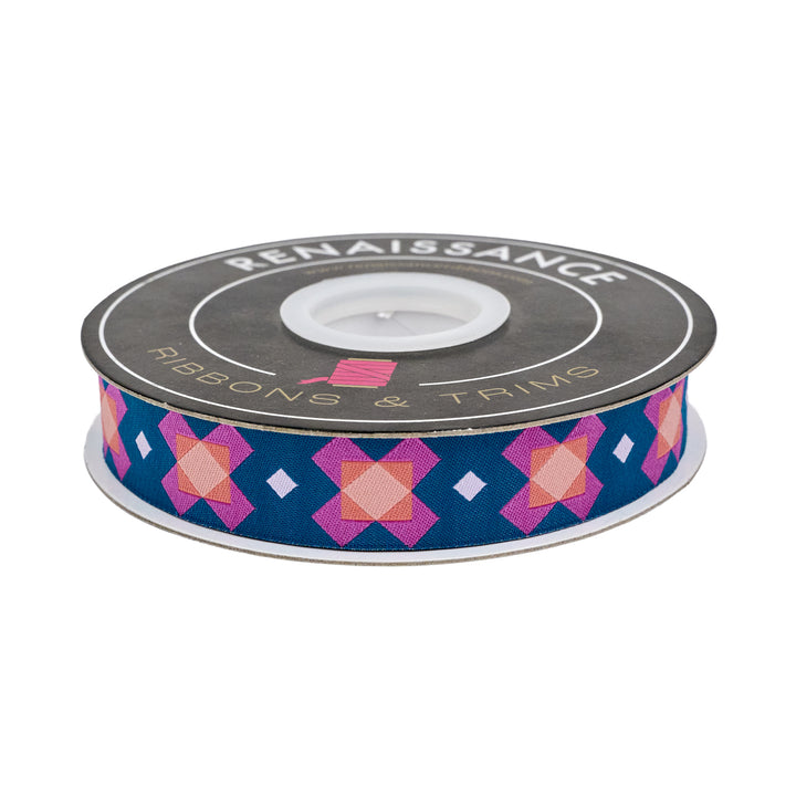 Ramble - Flowers - 7/8" width - by Tara Faughnan - 15 Yard Spool