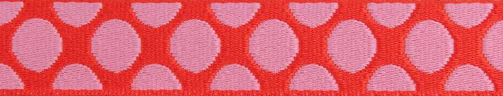 Down to Earth - Dot Webbing in Pinkerberry 1" - by Tula Pink - 3 Yard Pack (Preorder)