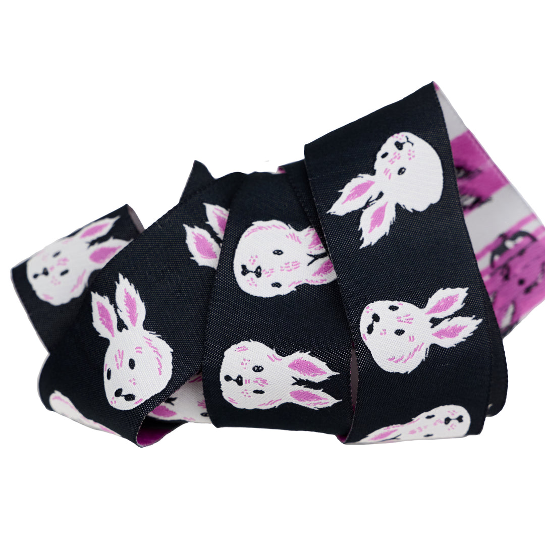 Hello Alice - Rushing Rabbit - 1-1/2" width - by Sarah Watts - 15 Yard Spool