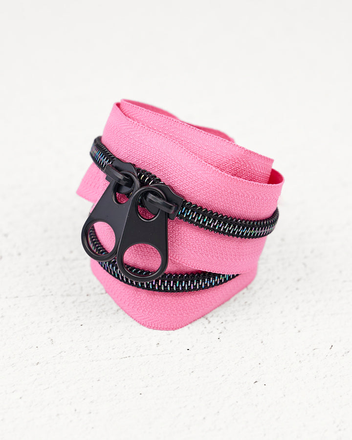 Pink Frosting - Handbag Zipper - Renaissance Ribbons