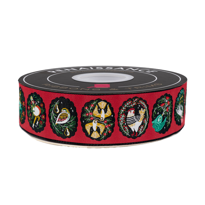 12 Days of Christmas - 12 Days - 1-1/2" width - by Cori Dantini - 15 Yard Spool