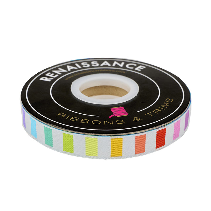 Graywork - Disco Stripe in Whisper - 5/8" width - by Tula Pink - 15 Yard Spool