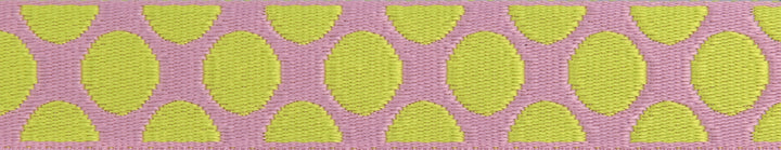 Down to Earth - Dot Webbing in Cherry Limeade 1" - by Tula Pink - 3 Yard Pack (Preorder)