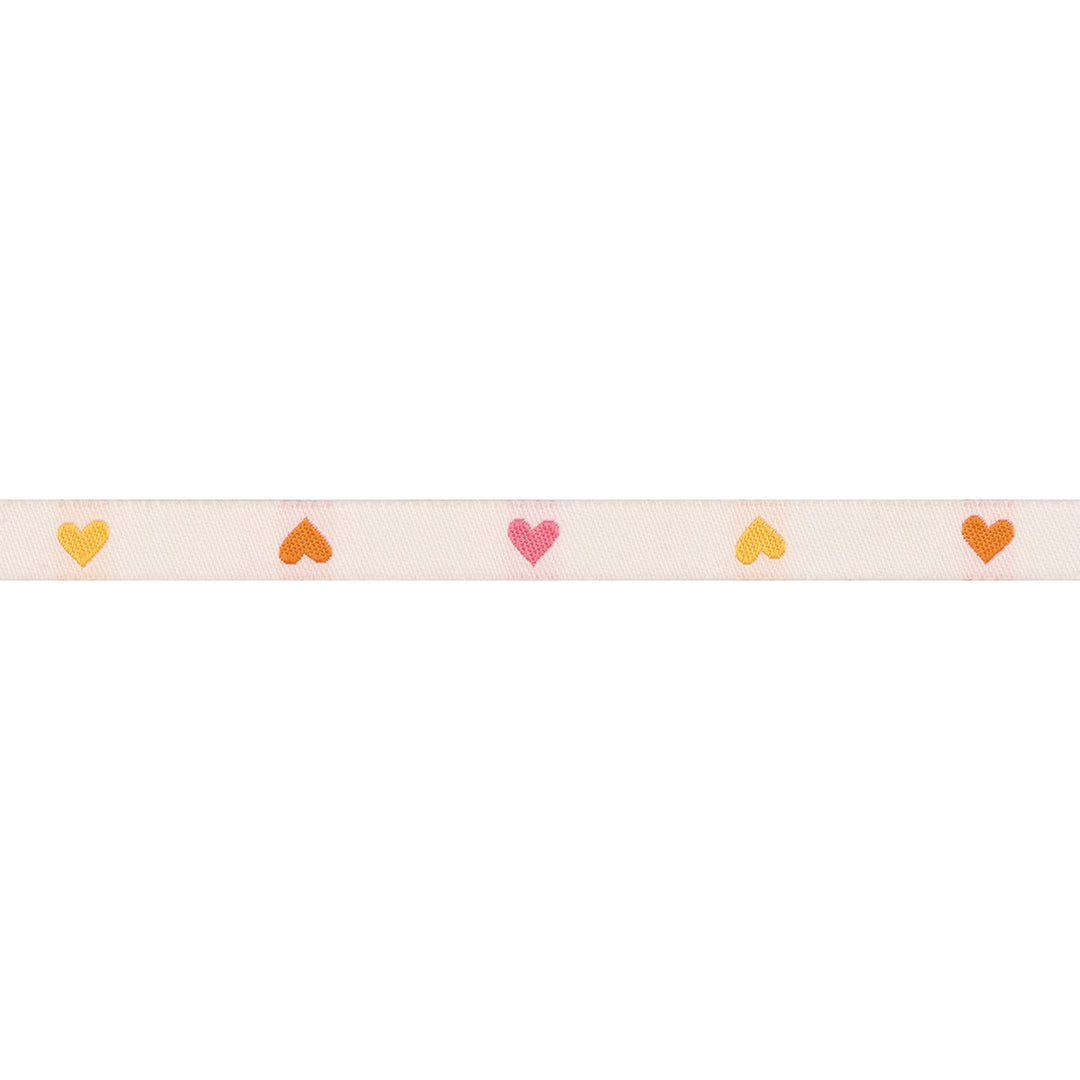Hearts in Shell Multi - 3/8" width - Best of Melody by Melody Miller - 15 Yard Spool