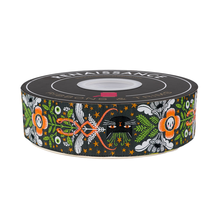 Witchy Ways - Halloweeny - 1-1/2" width - by Cori Dantini - 15 Yard Spool