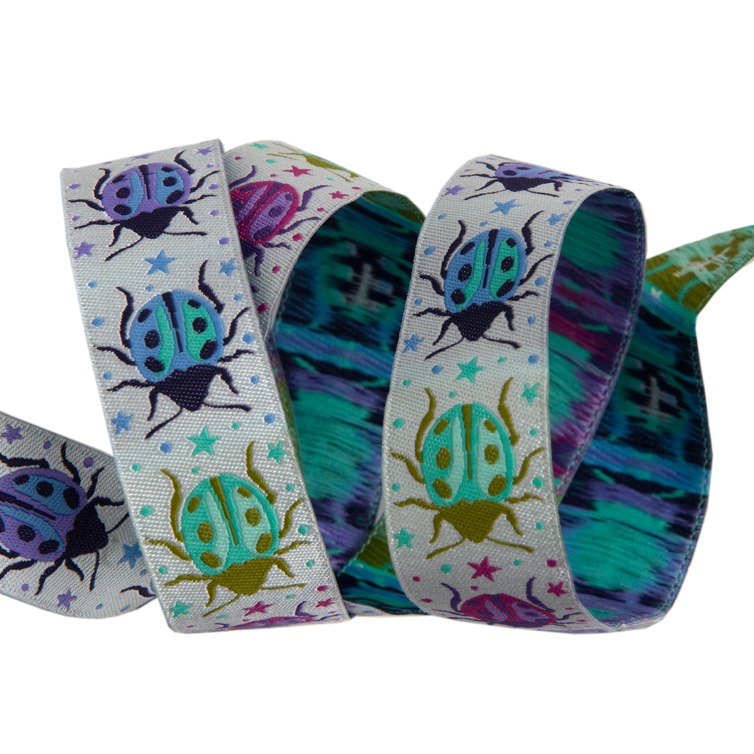 Down to Earth - Spot On in Daybreak - 7/8" width - by Tula Pink - 15 yd spool (Preorder)
