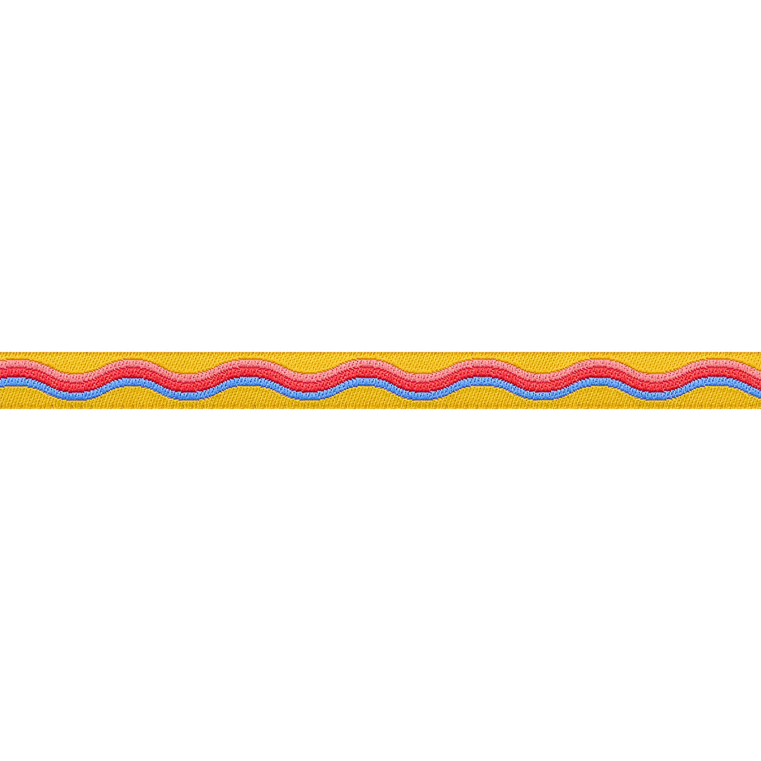 Playful - Wavy - 3/8" width - by Renaissance Ribbons - 15 Yard Spool