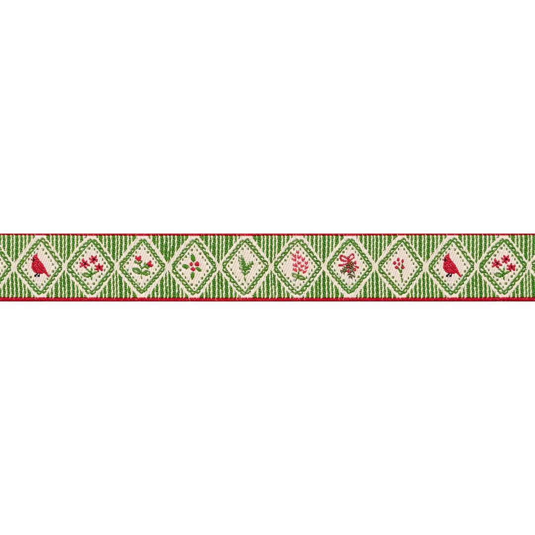 Holiday Cheer - Holiday Charm - 5/8" width - by Stacy Iest Hsu - 15 Yard Spool