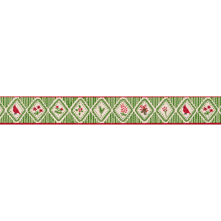 Holiday Cheer - Holiday Charm - 5/8" width - by Stacy Iest Hsu - 15 Yard Spool