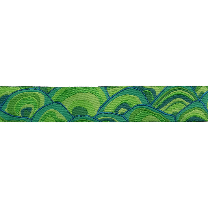 Wobble in Green - 7/8" width - Kaffe Classics 2024 - 15 Yard Spool